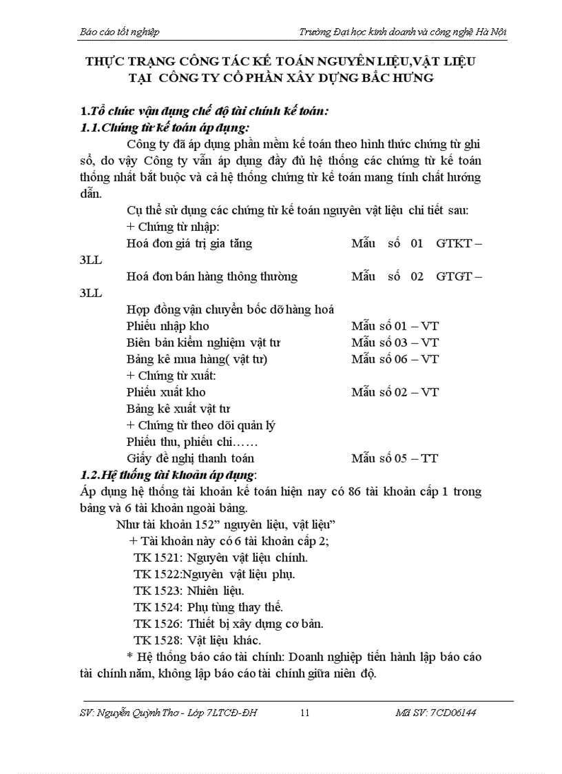 image for page Hoàn thiện hạch toán kế toán nguyên liệu vật liệu tại Công ty cổ phần xây dựng Bắc Hưng 1