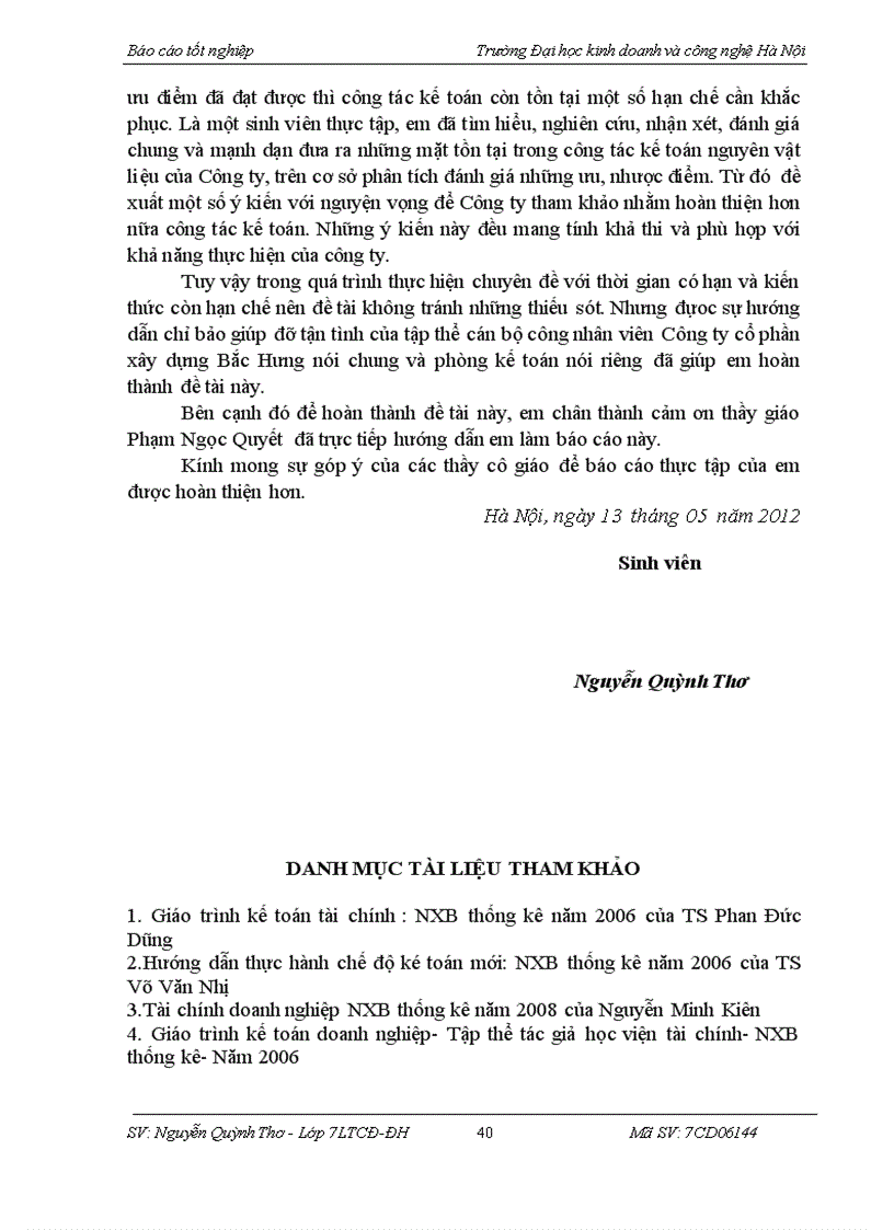 image for page Hoàn thiện hạch toán kế toán nguyên liệu vật liệu tại Công ty cổ phần xây dựng Bắc Hưng 1