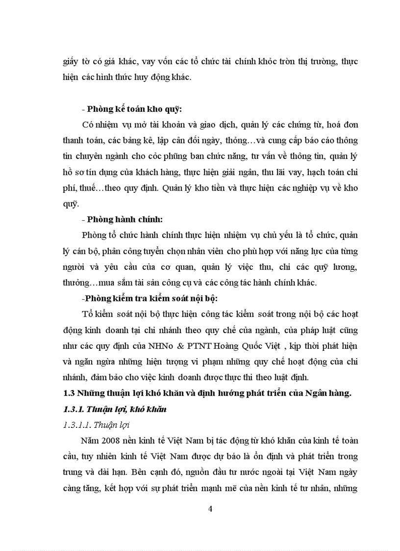 image for page Thực trạng huy động vốn tại NHNNo PTNT Chi nhánh Hoàng Quốc Việt