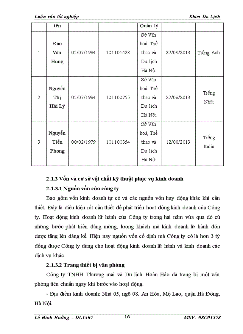 image for page Thực trạng và giải pháp phát triển hoạt động kinh doanh lữ hành tại Công ty TNHH Thương mại và Du lịch Hoàn Hảo Tiptop Tour 3
