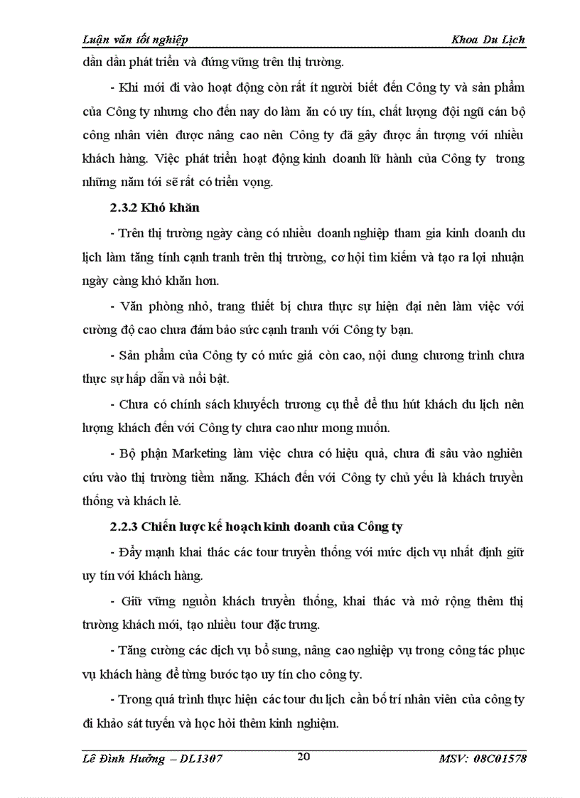 image for page Thực trạng và giải pháp phát triển hoạt động kinh doanh lữ hành tại Công ty TNHH Thương mại và Du lịch Hoàn Hảo Tiptop Tour 3