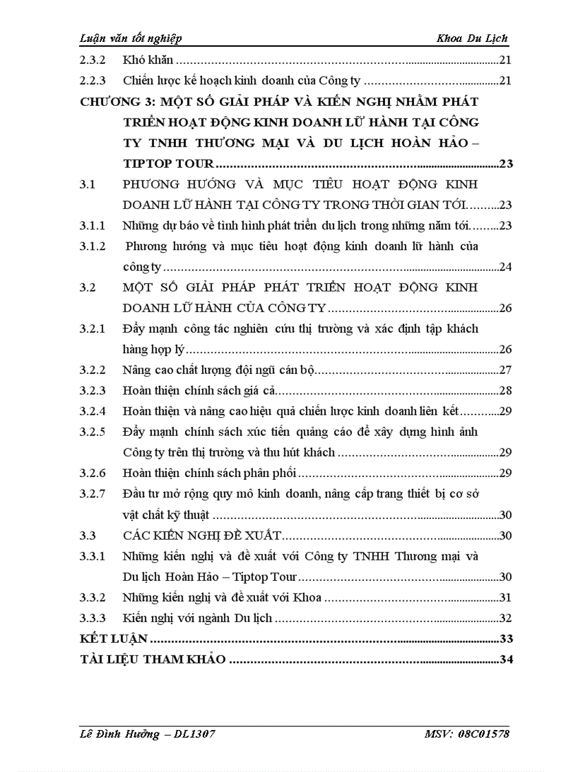 image for page Thực trạng và giải pháp phát triển hoạt động kinh doanh lữ hành tại Công ty TNHH Thương mại và Du lịch Hoàn Hảo Tiptop Tour 3