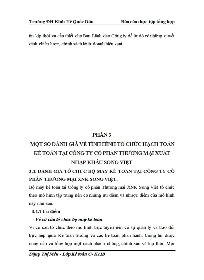 image for page Tổ chức bộ máy kế toán và hệ thống kế toán tại công ty cổ phần thương mại xnk SONG VIỆT
