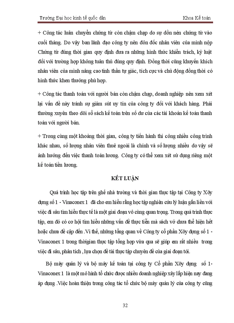 image for page Báo cáo kế toán thực tập tổng hợp tại Công ty cổ phần Xây dựng số 1 Vinaconex