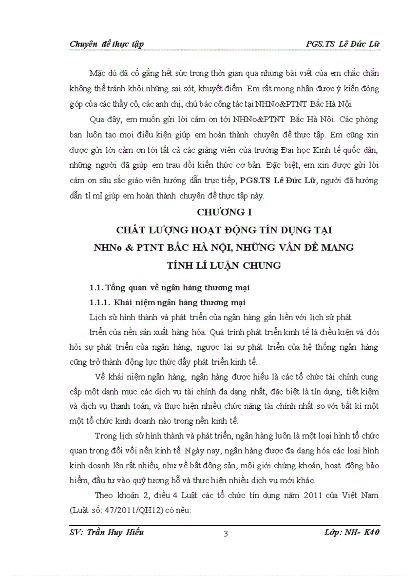 image for page Nâng cao Chất lượng hoạt động tín dụng tại NHNo PTNT Bắc Hà Nội