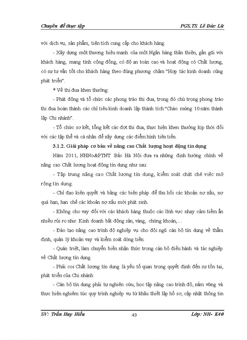 image for page Nâng cao Chất lượng hoạt động tín dụng tại NHNo PTNT Bắc Hà Nội