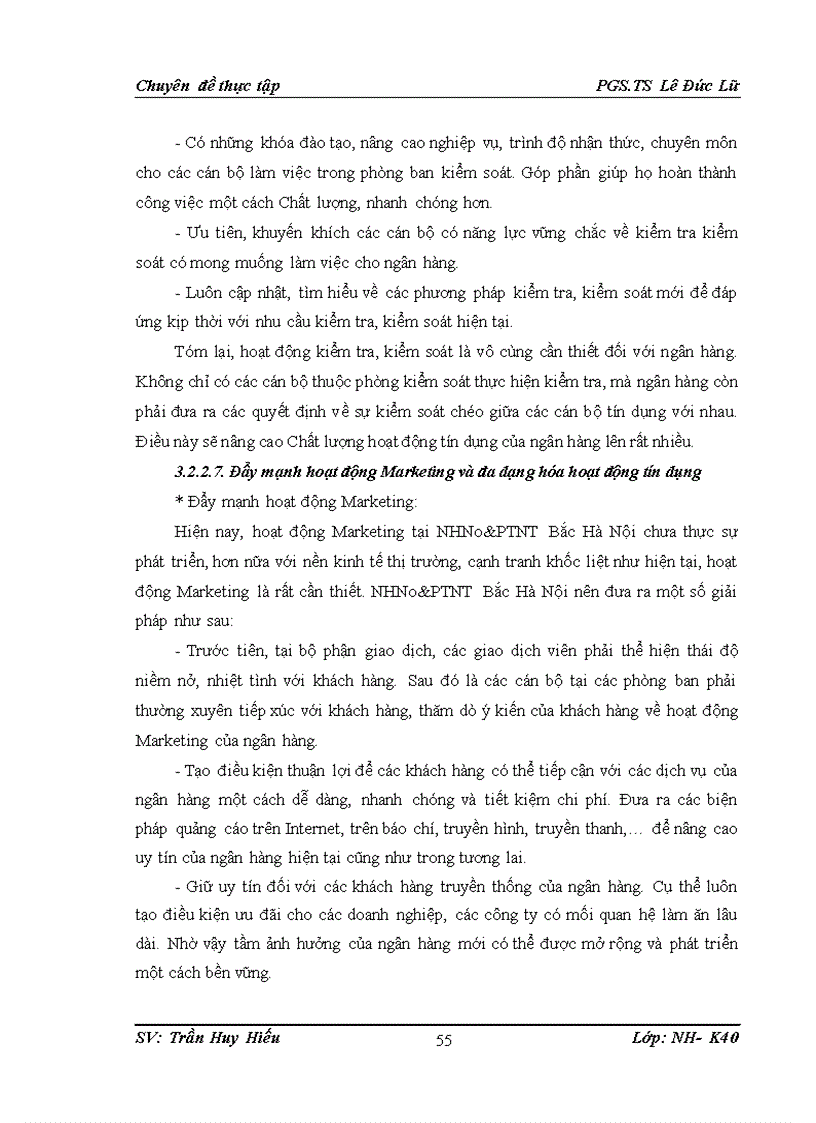 image for page Nâng cao Chất lượng hoạt động tín dụng tại NHNo PTNT Bắc Hà Nội