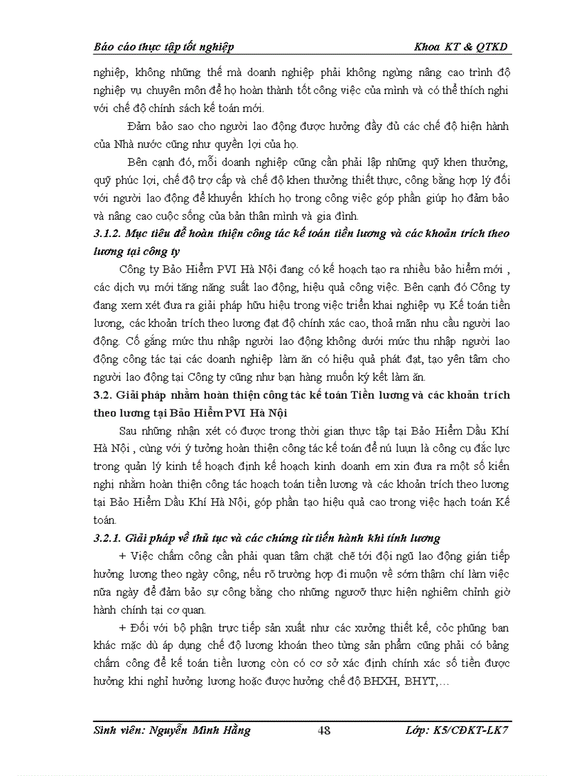 image for page Tổ chức và hoàn thiện công tác kế toán tiền lương và các khoản trích theo lương tại công ty bảo hiểm dầu khí Hà NộI