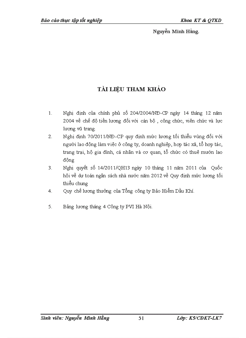 image for page Tổ chức và hoàn thiện công tác kế toán tiền lương và các khoản trích theo lương tại công ty bảo hiểm dầu khí Hà NộI