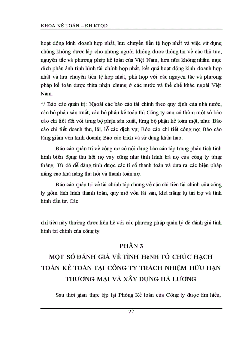 image for page Tổ chức bộ máy kế toán và hệ thống kế toán tại Công ty trách nhiệm hữu hạn thương mại và xây dựng Hà lương