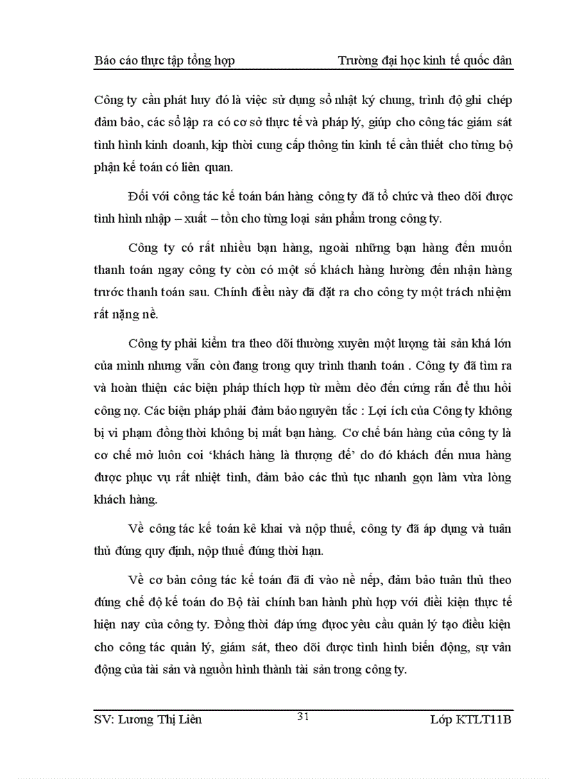 image for page Báo cáo thực tập tổng hợp kế toán tại Công ty Cổ phần Tpl Việt Nam