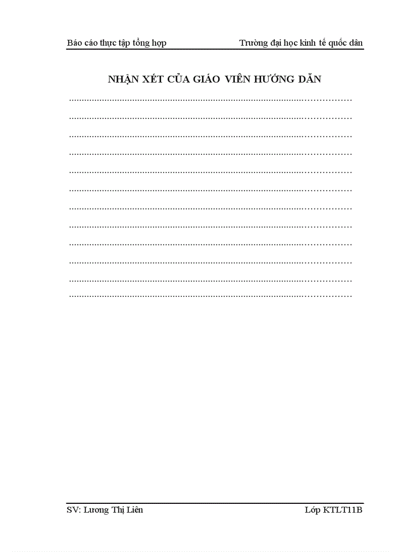 image for page Báo cáo thực tập tổng hợp kế toán tại Công ty Cổ phần Tpl Việt Nam