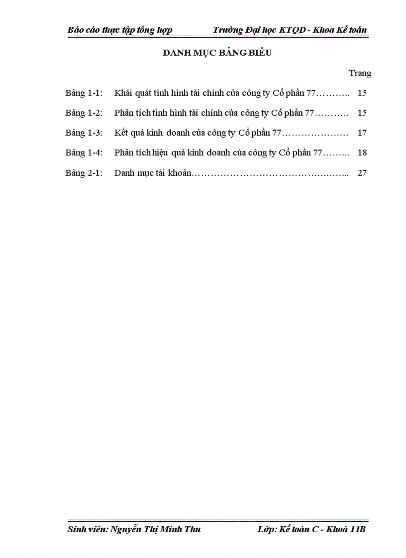 image for page Báo cáo tổng hợp Tổ chức bộ máy kế toán và hệ thống kế toán tại công ty Cổ phần 77