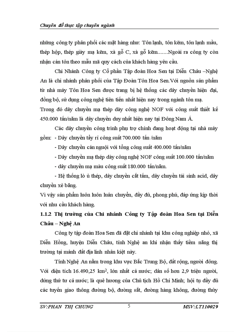 image for page Hoàn thiện kế toán bán hàng tại Chi nhánh Công ty Cổ phần Tập đoàn Hoa Sen tại Diễn Châu Nghệ An 1