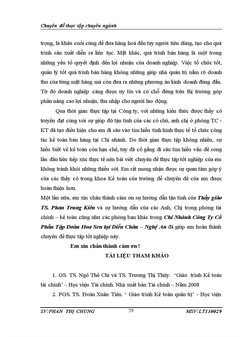 image for page Hoàn thiện kế toán bán hàng tại Chi nhánh Công ty Cổ phần Tập đoàn Hoa Sen tại Diễn Châu Nghệ An 1
