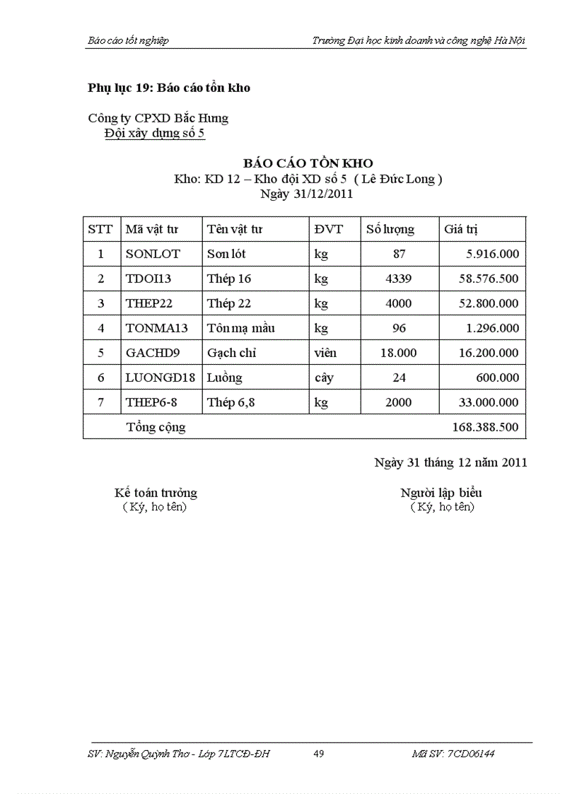 image for page Hoàn thiện hạch toán kế toán nguyên liệu vật liệu tại Công ty cổ phần xây dựng Bắc Hưng 3
