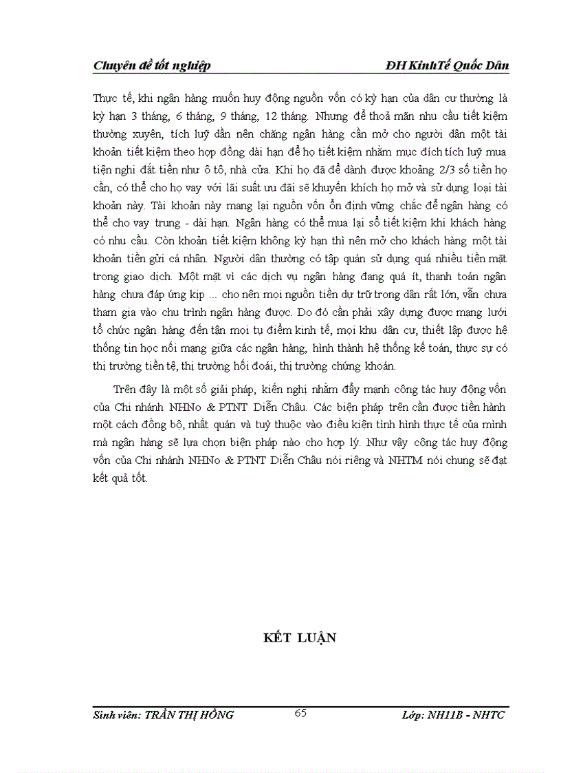 image for page Một số giải pháp tăng cường huy động vốn tại Chi nhánh NHNo PTNT Diễn Châu Nghệ An 3