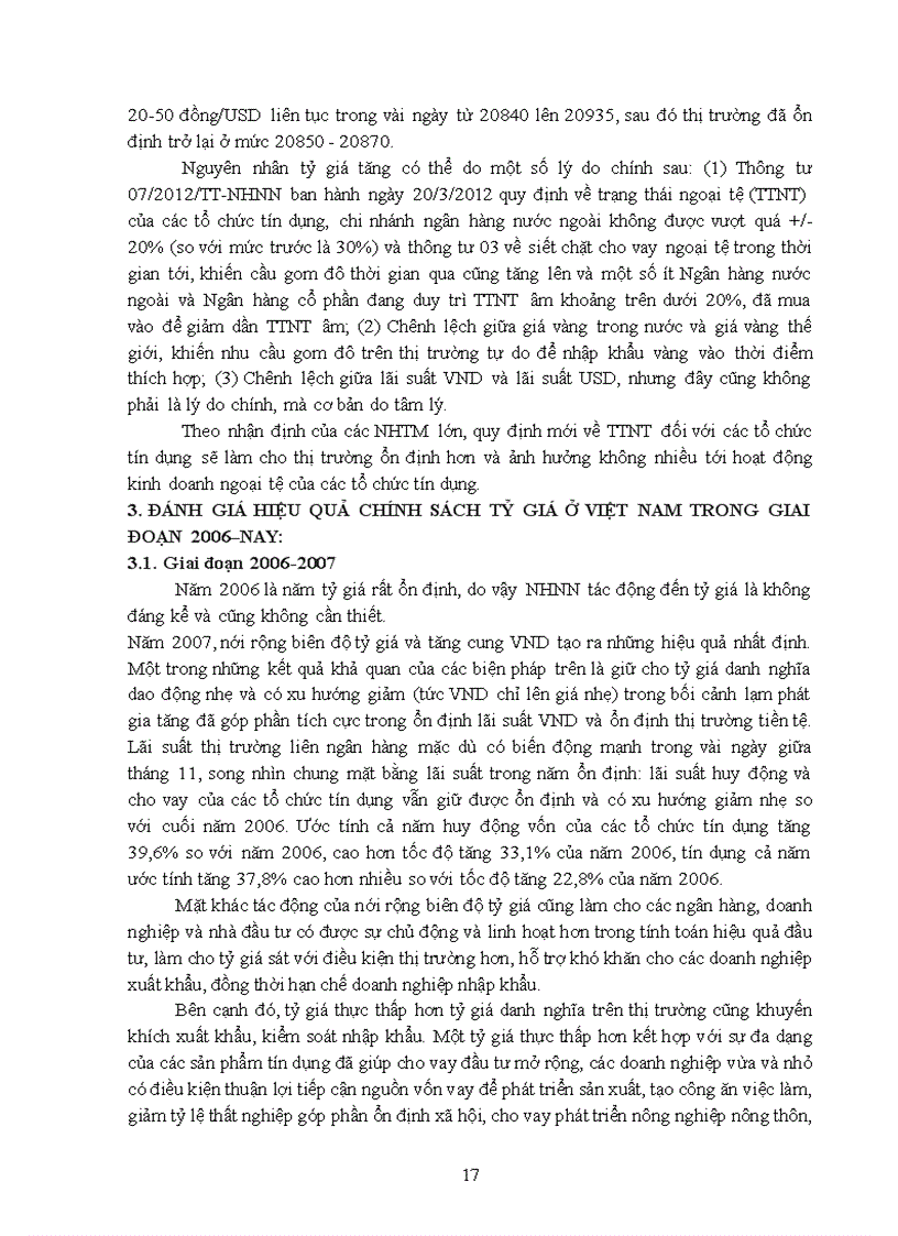 image for page Tỷ giá hối đoái và chính sách điều hành tỷ giá hối đoái của Việt Nam