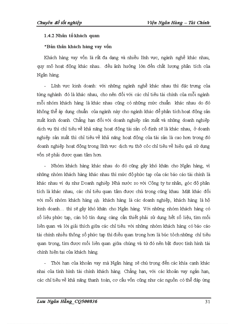 image for page Giải pháp nâng cao chất lượng phân tích tài chính đối với doanh nghiệp vay vốn tại Chi nhánh Ngân hàng TMCP Á Châu Hà Nội