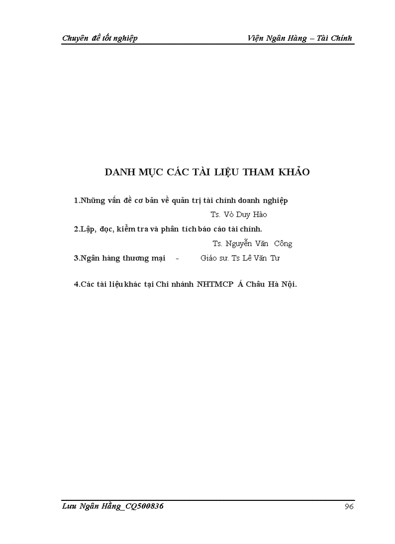 image for page Giải pháp nâng cao chất lượng phân tích tài chính đối với doanh nghiệp vay vốn tại Chi nhánh Ngân hàng TMCP Á Châu Hà Nội