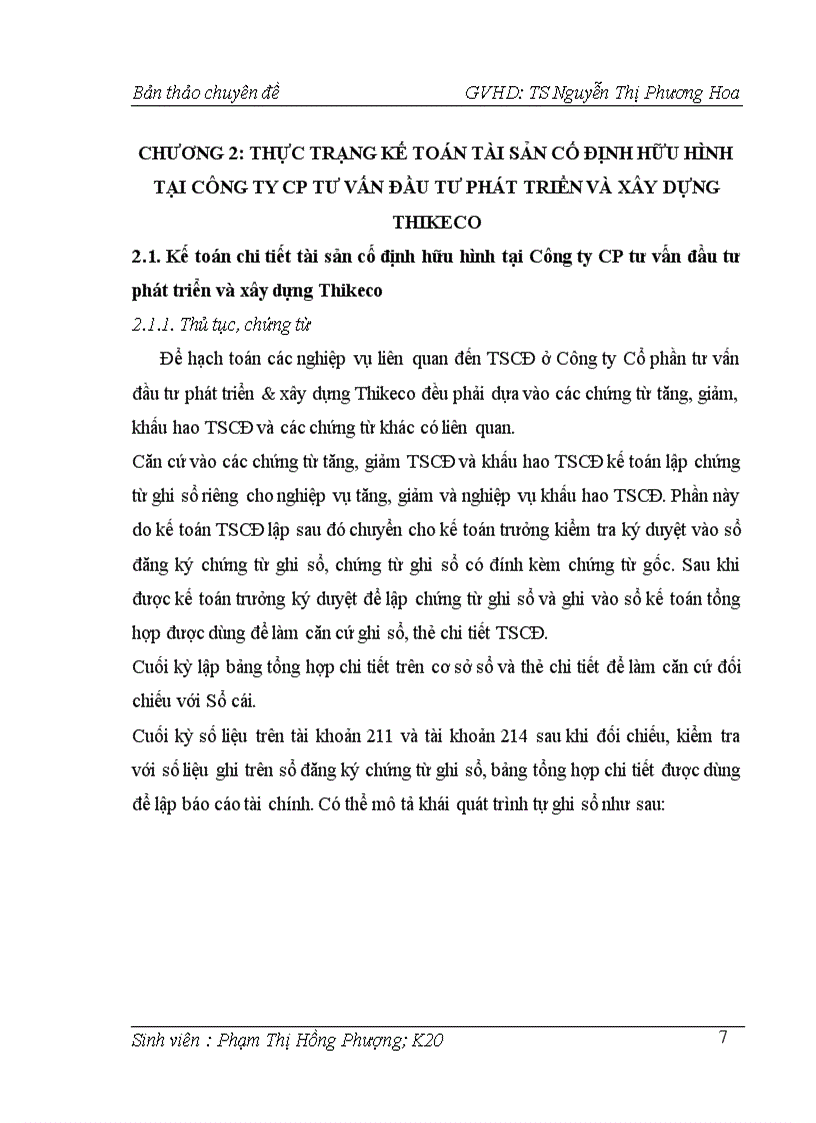 image for page Hoàn thiện công tác kế toán tài sản cố định hữu hình tại công ty cổ phần tư vấn đầu tư phát triển và xây dựng Thikeco
