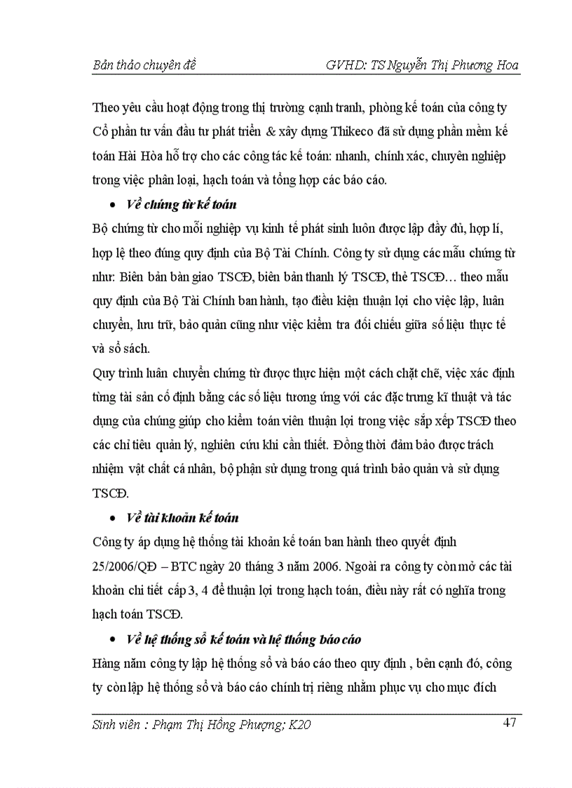 image for page Hoàn thiện công tác kế toán tài sản cố định hữu hình tại công ty cổ phần tư vấn đầu tư phát triển và xây dựng Thikeco