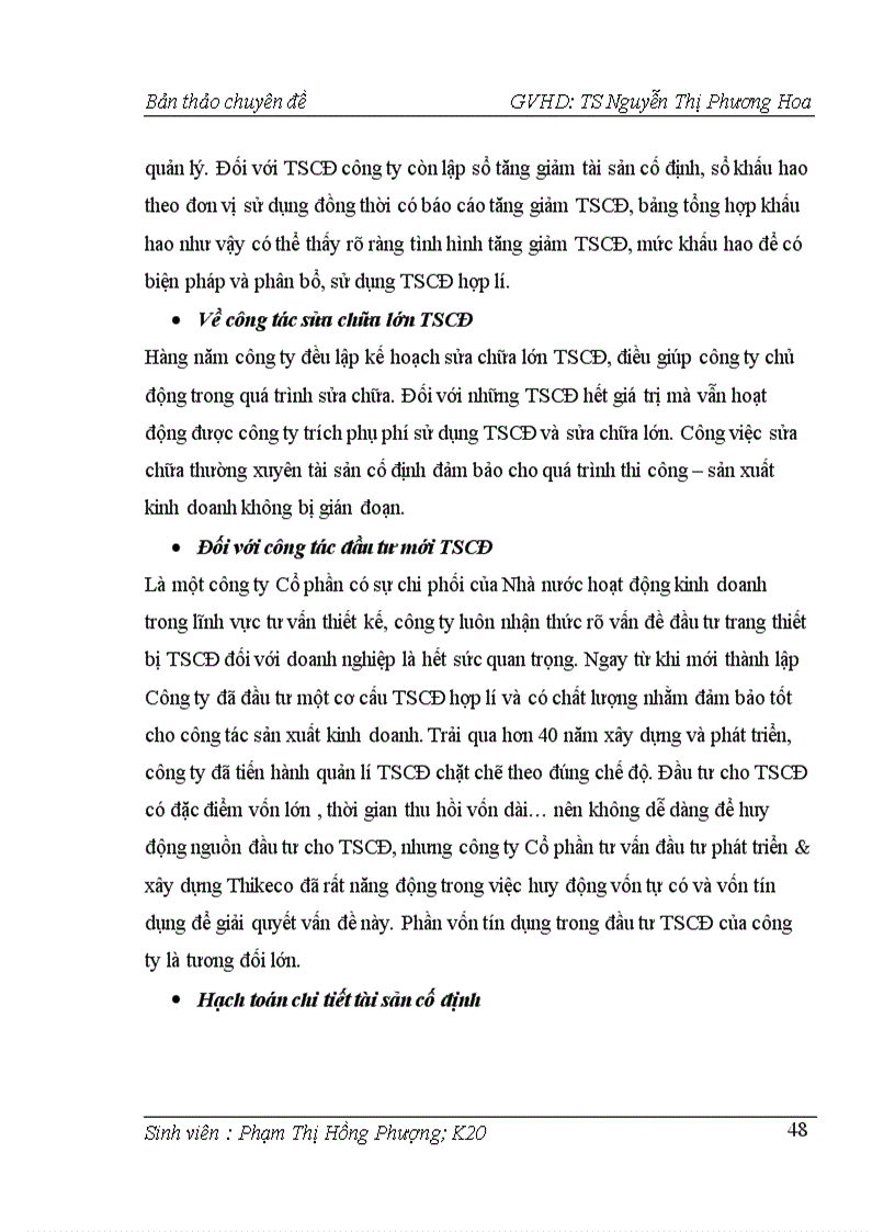 image for page Hoàn thiện công tác kế toán tài sản cố định hữu hình tại công ty cổ phần tư vấn đầu tư phát triển và xây dựng Thikeco