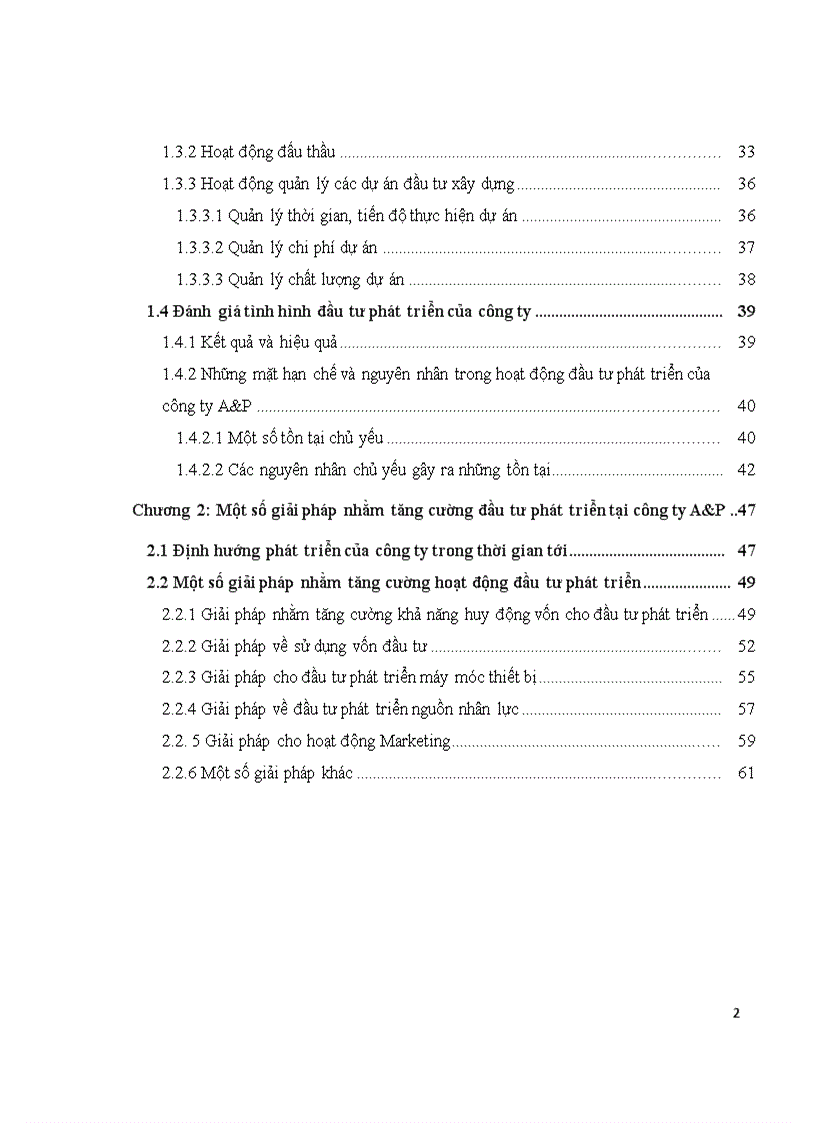 image for page Thực trạng đầu tư phát triển của công ty cổ phần bê tông xây dựng A P