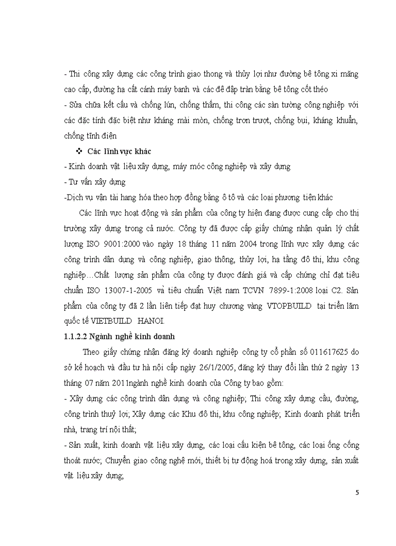 image for page Thực trạng đầu tư phát triển của công ty cổ phần bê tông xây dựng A P