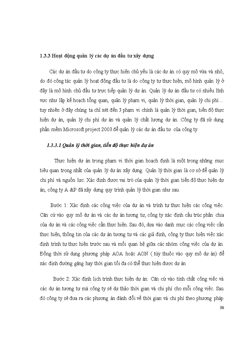 image for page Thực trạng đầu tư phát triển của công ty cổ phần bê tông xây dựng A P