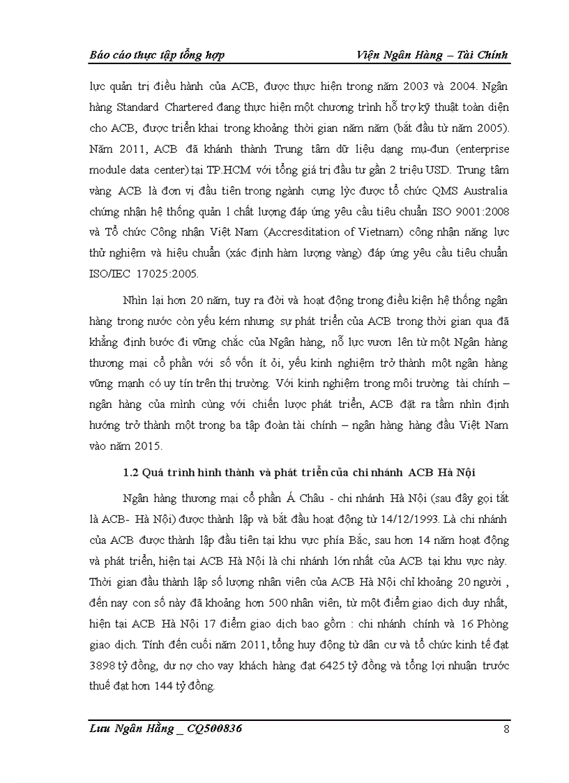 image for page Báo cáo thực tập tổng hợp về tình hình hoạt động kinh doanh của nhtmcp á châu HÀ NỘI