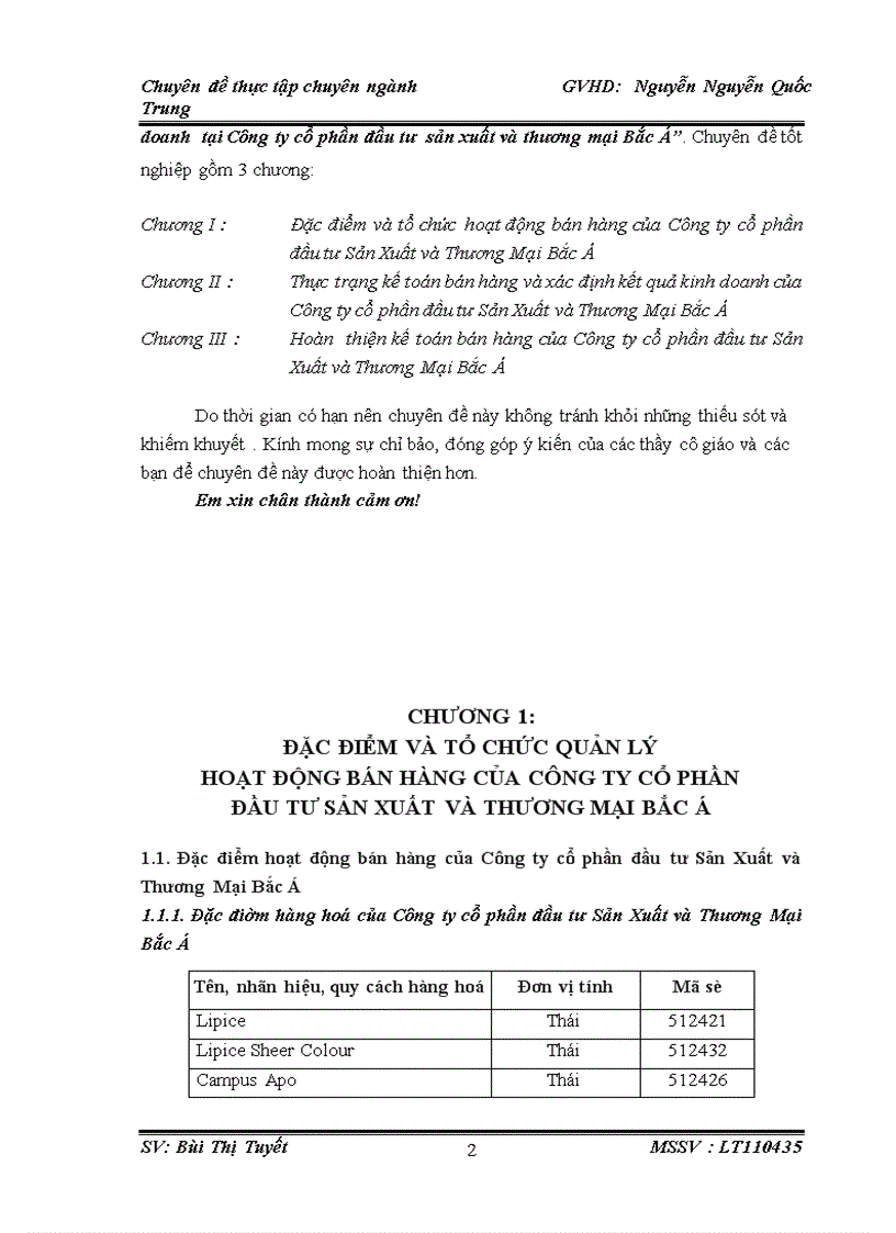 image for page Hoàn thiện kế toán bán hàng và xác định kết quả kinh doanh tại Công ty cổ phần đầu tư sản xuất và thương mại Bắc á