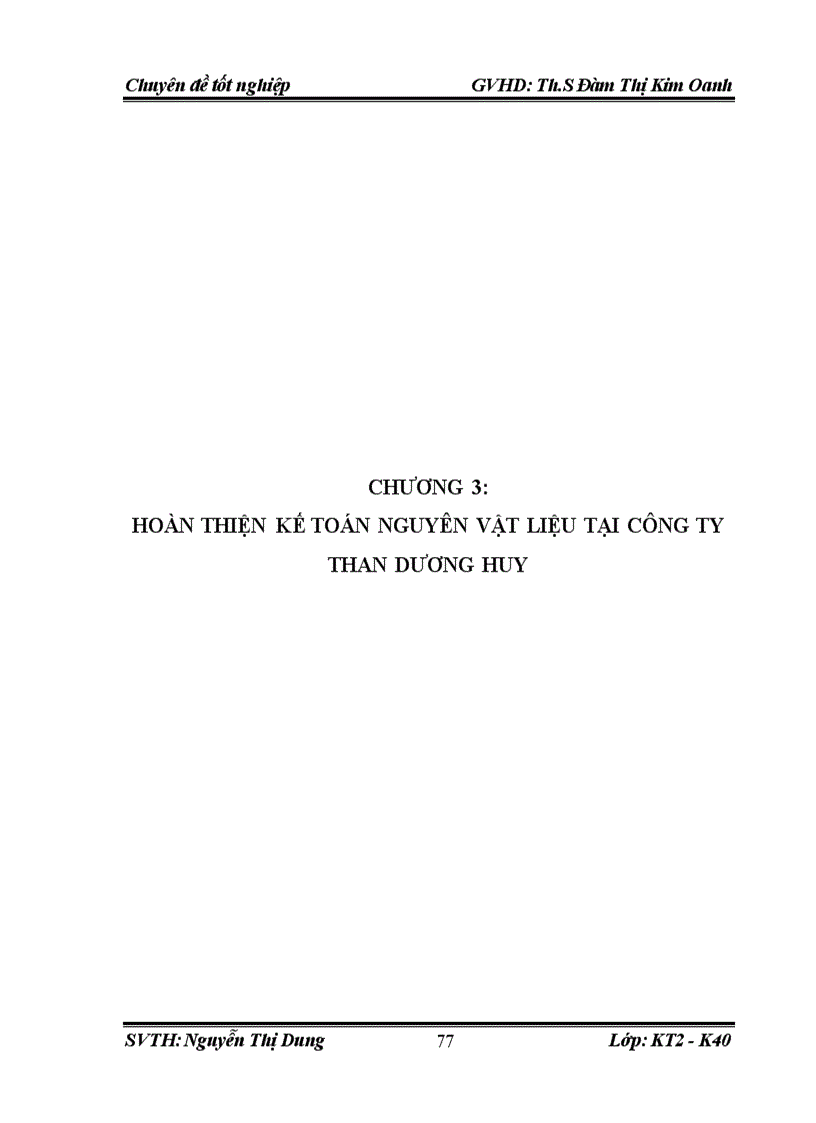 image for page Thực trạng kế toán nguyên vật liệu tại công ty than Dương Huy
