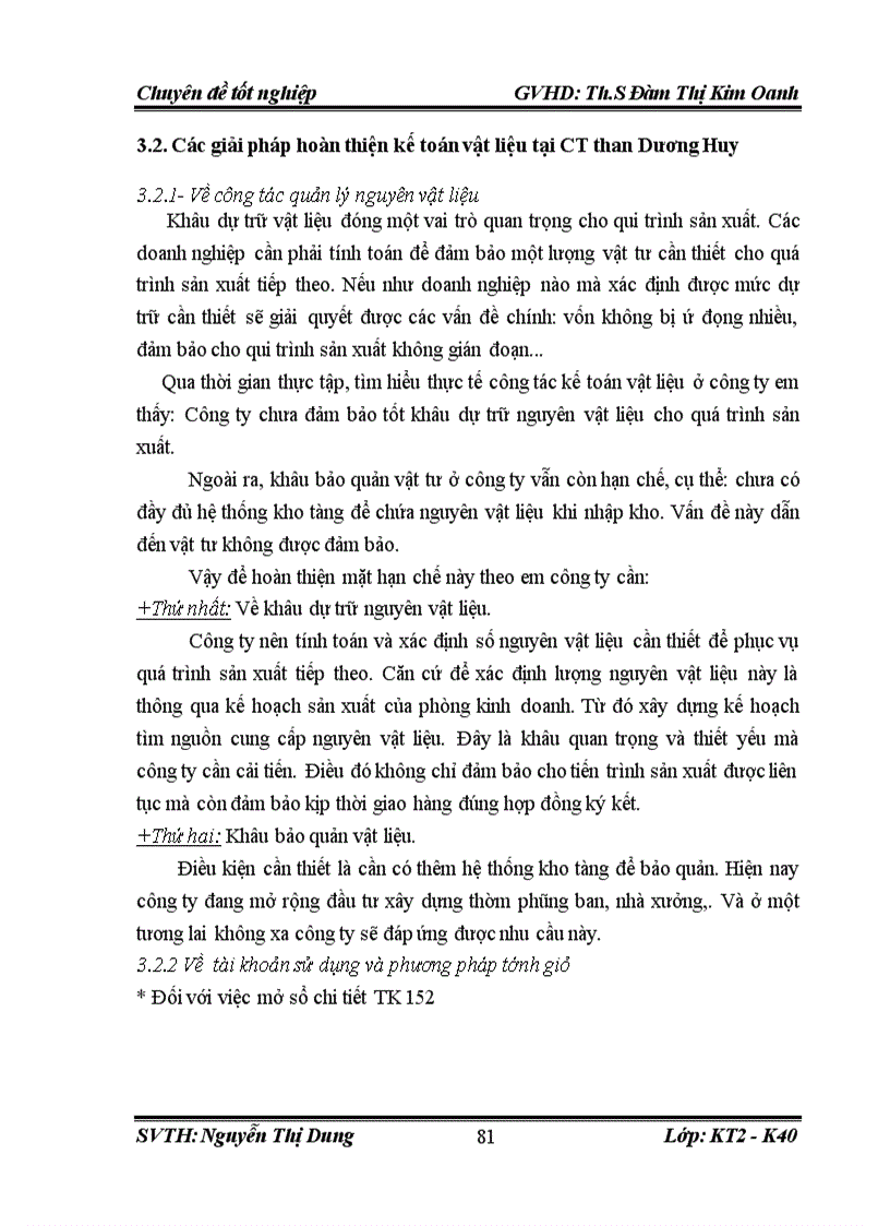 image for page Thực trạng kế toán nguyên vật liệu tại công ty than Dương Huy