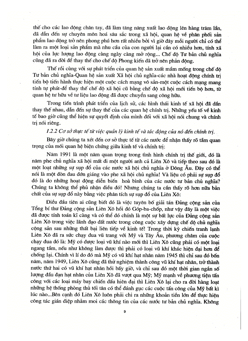 image for page Mối quan hệ biện chứng giữa kinh tế và chính trị