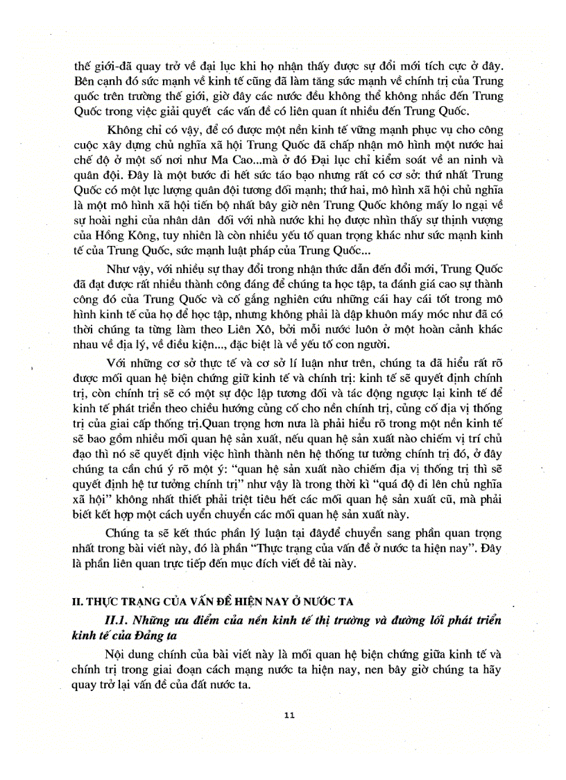 image for page Mối quan hệ biện chứng giữa kinh tế và chính trị
