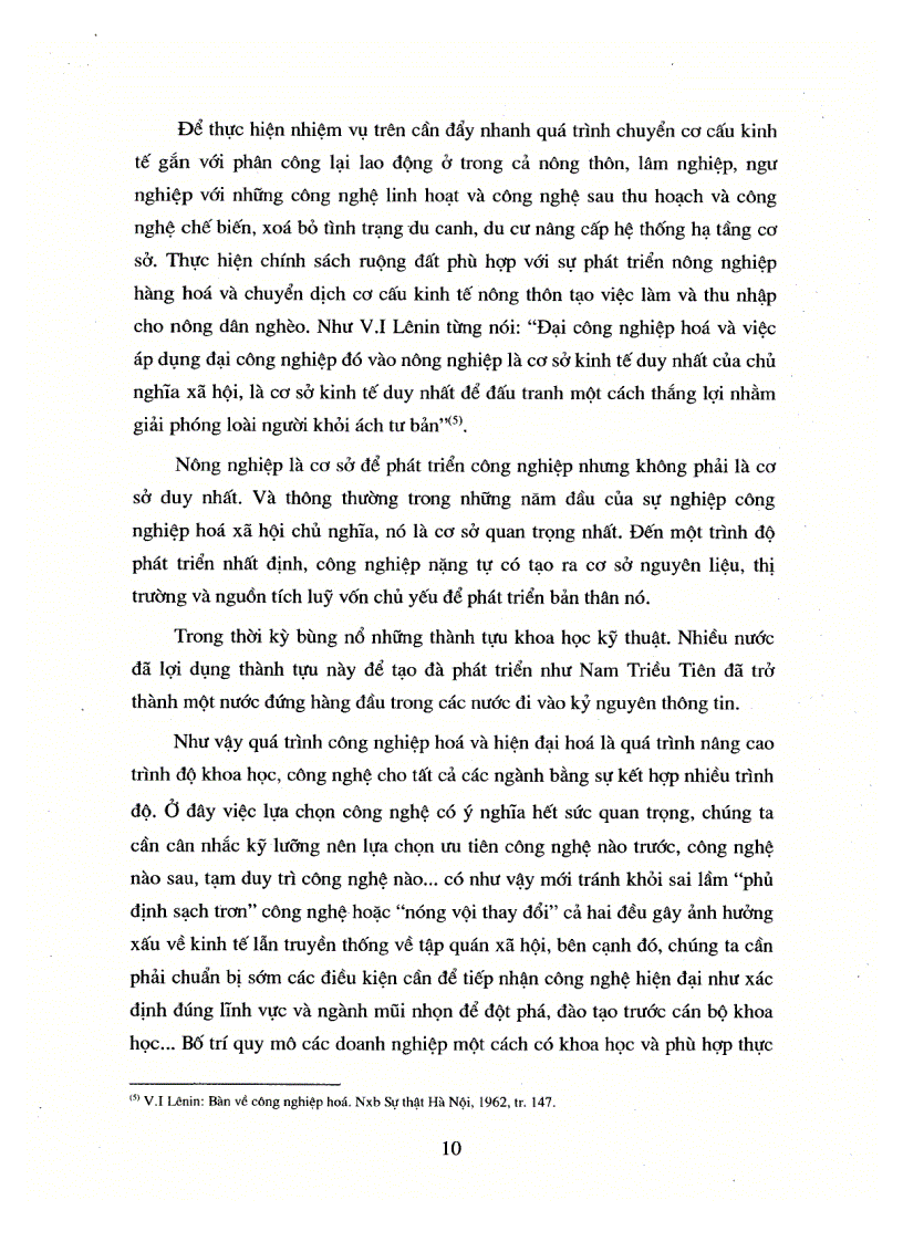 image for page Tính tất yếu khách quan của công nghiệp hoá hiện đại hoá ở VN