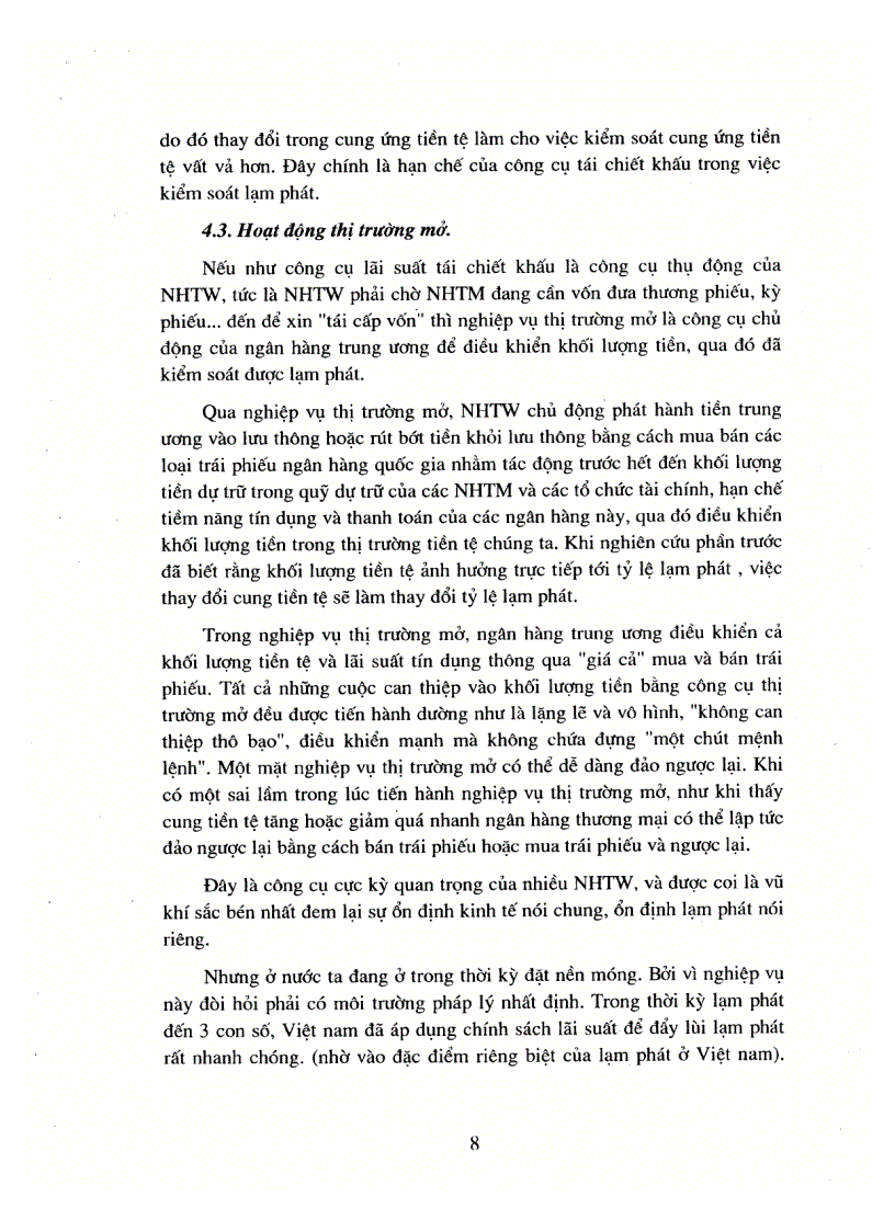 image for page Sử dụng chính sách tiền tệ nhằm kiểm soát lạm phát 1