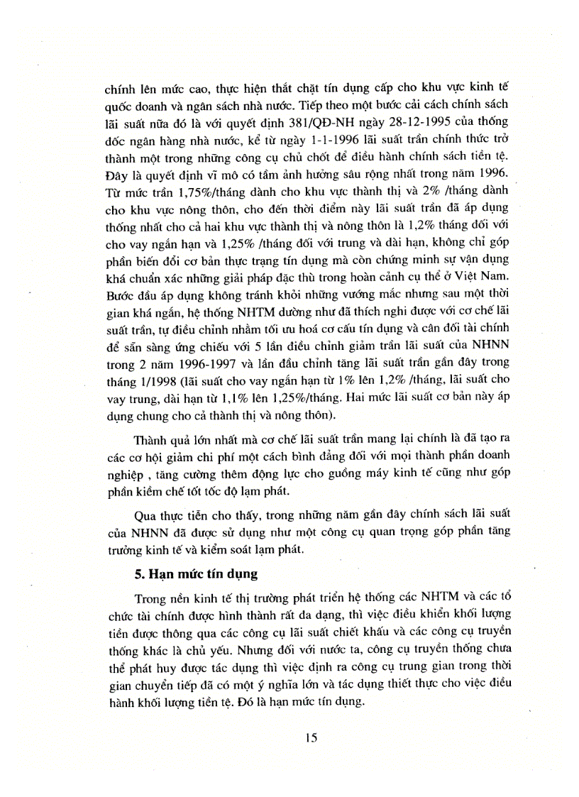 image for page Sử dụng chính sách tiền tệ nhằm kiểm soát lạm phát 1