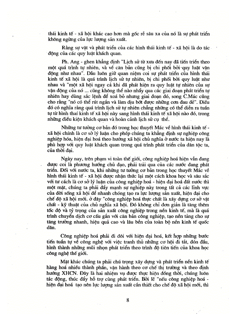 image for page Phân tích nội dung và tiền đề của CNH HĐH ở nước ta