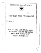 Vai trò của kinh tế nhà nước trong nền kinh tế thị trường định hướng xã hội chủ nghĩa