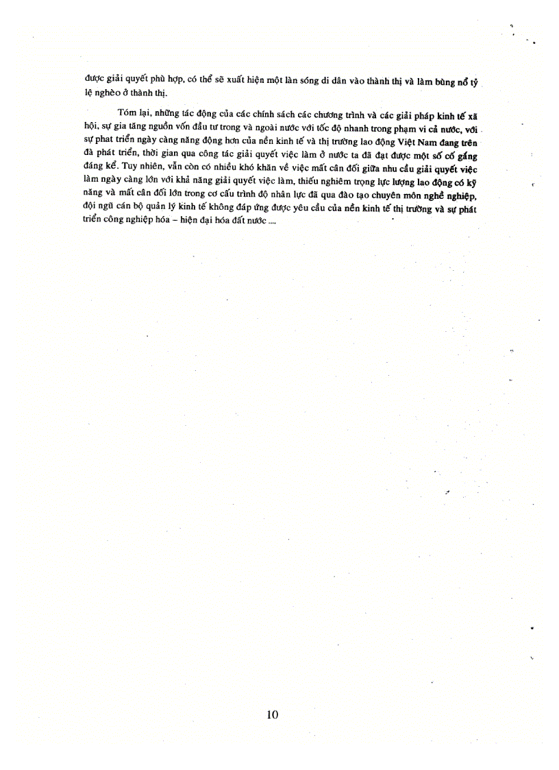 image for page Tạo việc làm cho người lao động nhằm sử dụng hợp lý nguồn nhân lực ở VN