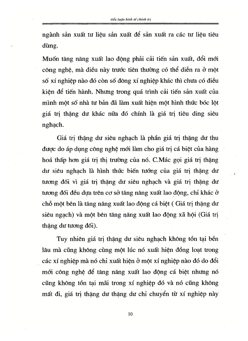 image for page Lý luận kinh tế chính trị về giá trị thặng dư chước cntb