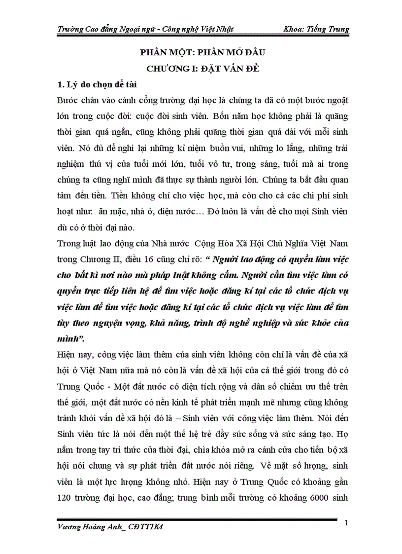 image for page Sinh viên trung quốc với công việc làm thêm