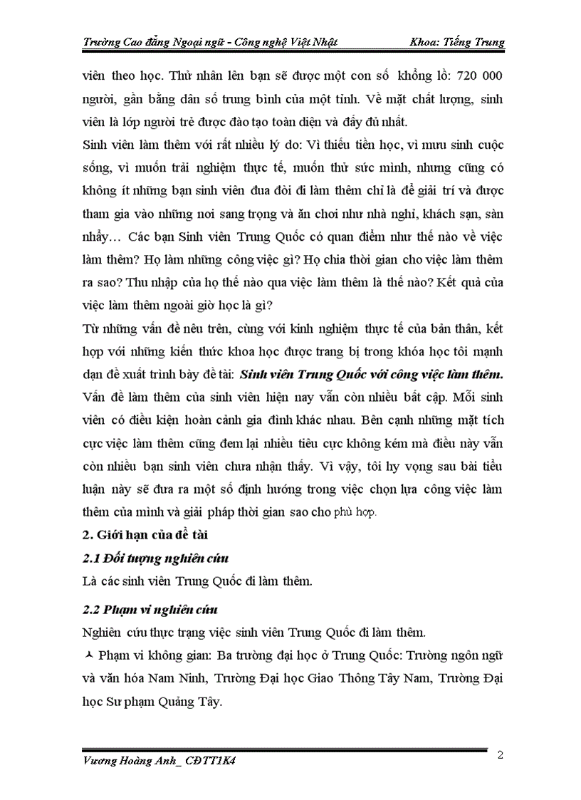 image for page Sinh viên trung quốc với công việc làm thêm