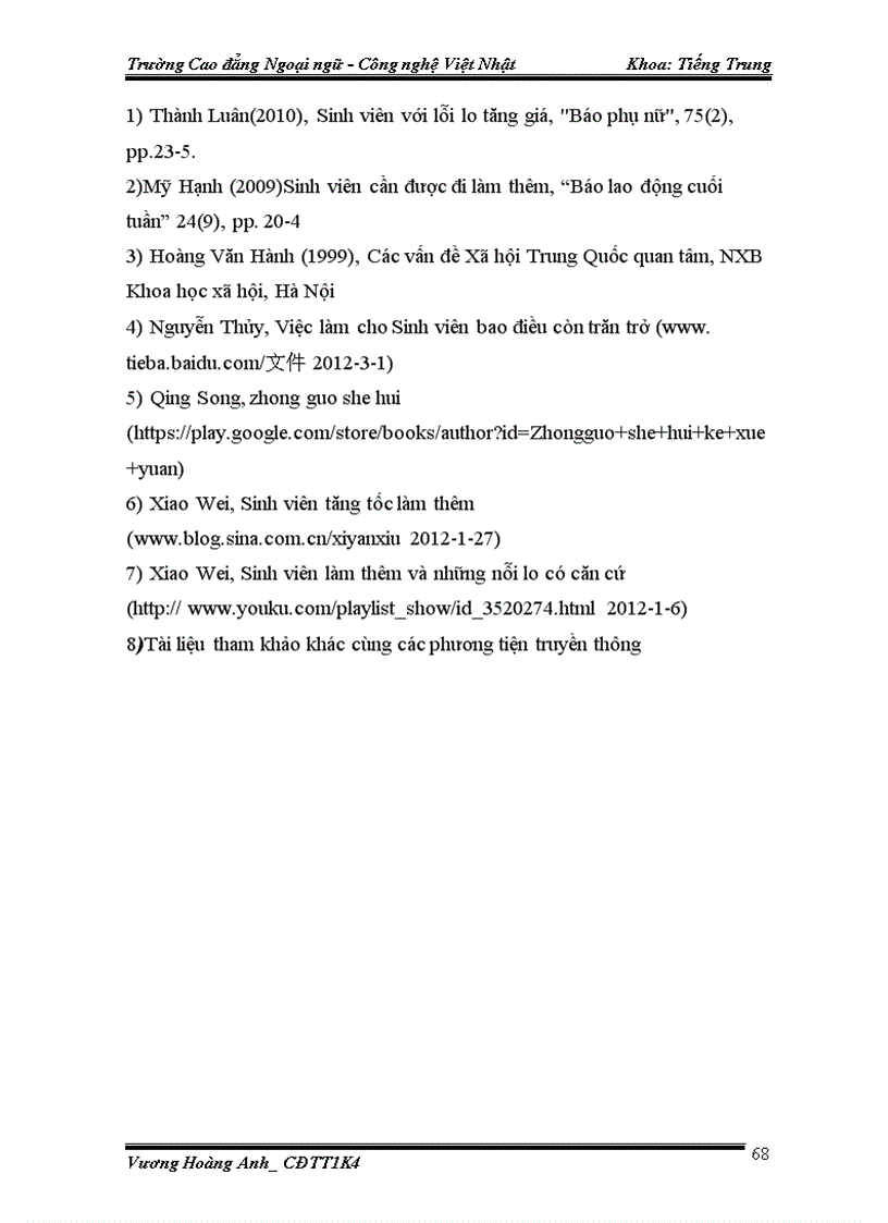 image for page Sinh viên trung quốc với công việc làm thêm