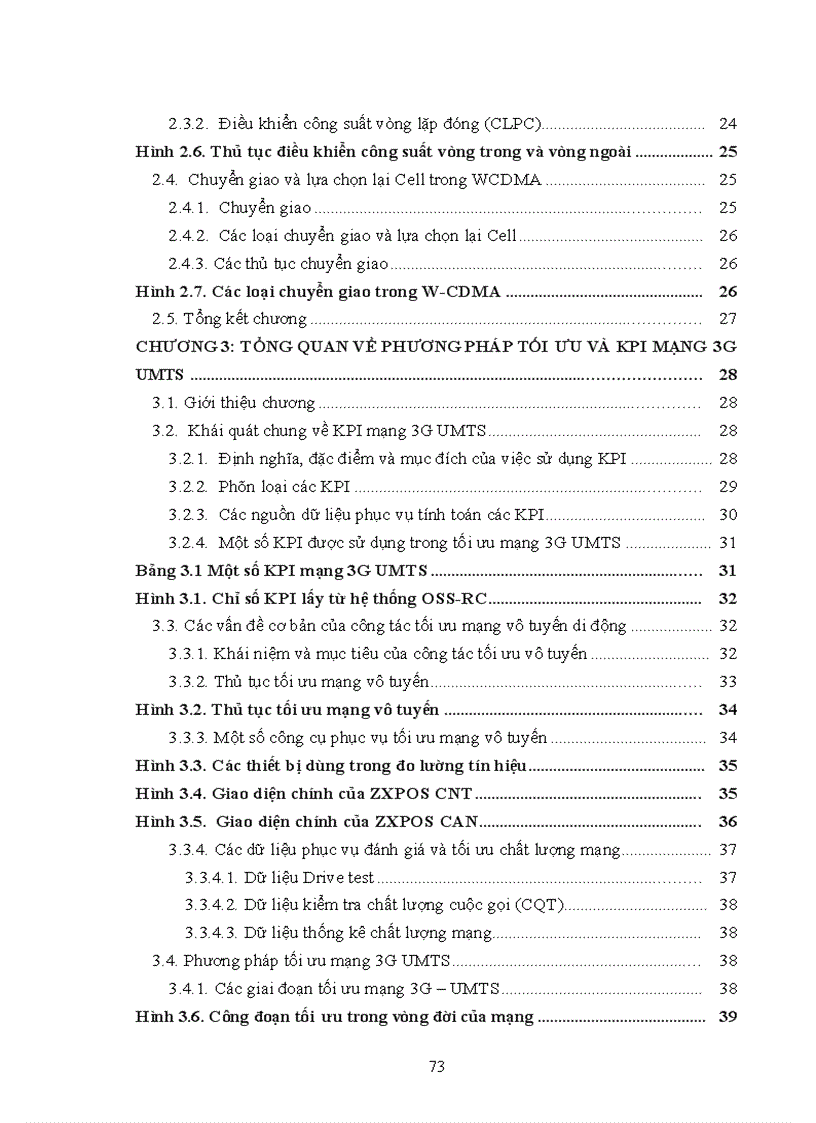 image for page Tối ưu chỉ số KPI mạng vô tuyến 3G UMTS 1