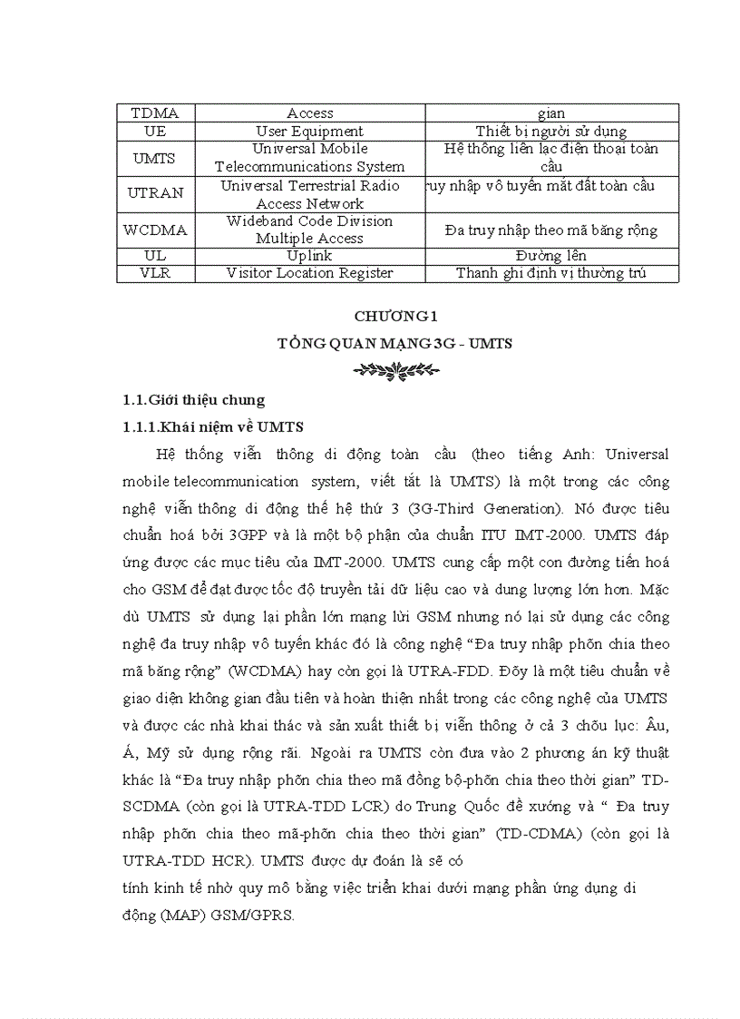image for page Tối ưu chỉ số KPI mạng vô tuyến 3G UMTS 3