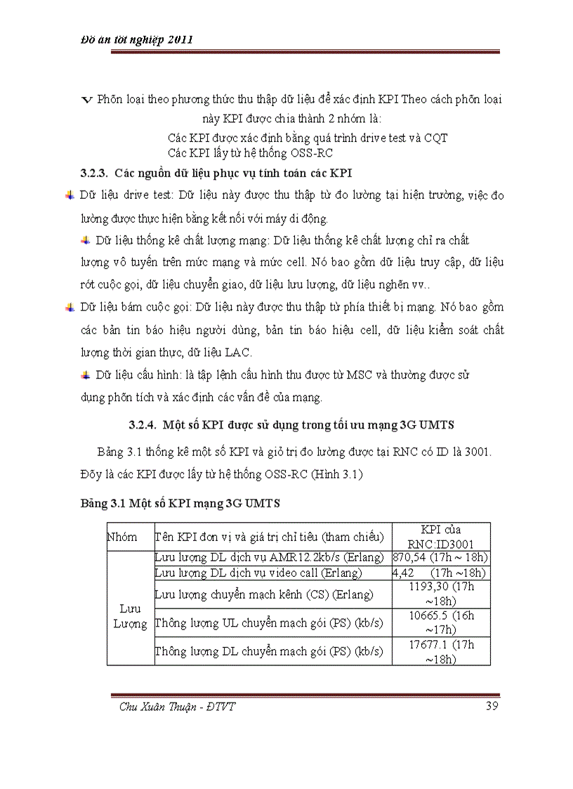 image for page Tối ưu chỉ số KPI mạng vô tuyến 3G UMTS 5