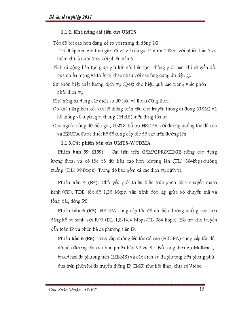 image for page Tối ưu chỉ số KPI mạng vô tuyến 3G UMTS 6